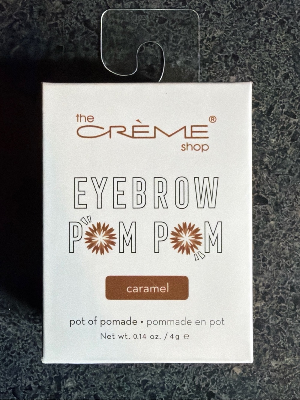 The Crème Shop Eyebrow Pom Pom Pomade - Caramel